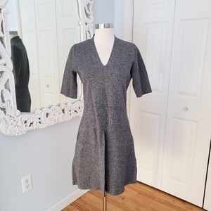 NWT Ann Taylor Gray Midi Dress Size Small